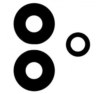 Стекло камеры для Realme C35 (RMX3511) (комплект 3 шт.) Черный#2072574