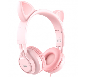 Накладные наушники Hoco Cat W36  (pink) (214067)#1893556