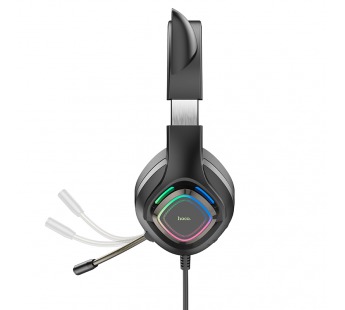 Игровые полноразмерные проводные наушники HOCO W107 Elf Cat#1893763