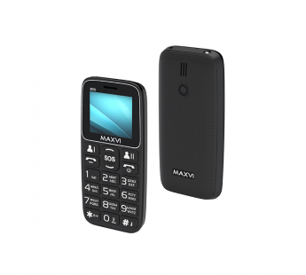 Мобильный телефон MAXVI B110 Black (1,77"/0,3МП/1000 mAh)#1893446