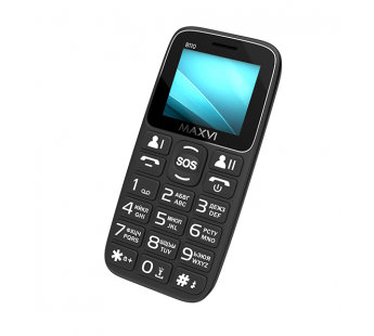 Мобильный телефон Maxvi B110 Black (1,77"/0,3МП/1000 mAh)#1893453