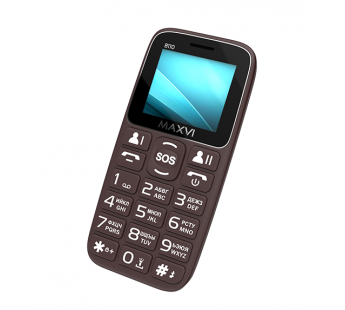 Мобильный телефон MAXVI B110 Brown (1,77"/0,3МП/1000 mAh)#1893470