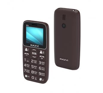Мобильный телефон MAXVI B110 Brown (1,77"/0,3МП/1000 mAh)#1893475