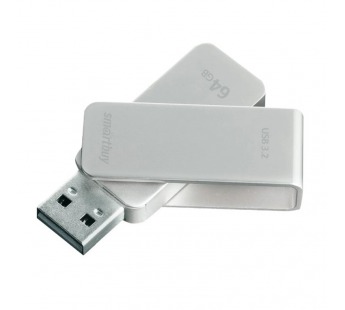 Флеш-накопитель USB 3.0 64GB Smart Buy M1 серый металлик#1894323
