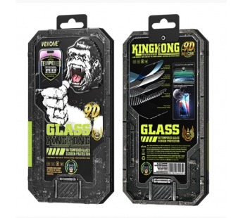 Защитное стекло iPhone 13/13 Pro/14 WEKOME WTP-066 (King Kong HD ESD) в упаковке Черное#2002565