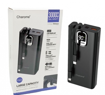 Портативный аккумулятор CHAROME PW3 PD 20W+22.5W 30000 mAh (черный)#1898403
