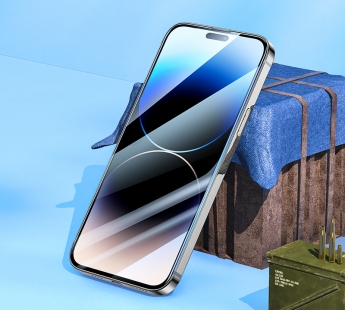 Защитное стекло Hoco G1 iPhone 14 Pro Max, ударопрочное, 3D, цвет черный#1894614