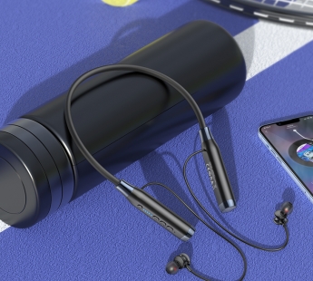 Наушники Bluetooth с микрофоном Hoco ES62, цвет черный#1894680