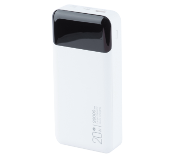 Внешний аккумулятор XO PR192,(QC 18W, PD 20W) 20000mAh, белый#1896159