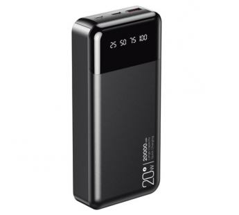 Внешний аккумулятор XO PR192,(QC 18W, PD 20W) 20000mAh, черный#1896153