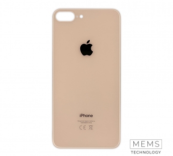 Задняя крышка для iPhone 8 Plus Золото (стекло, широкий вырез под камеру, логотип)#2152546