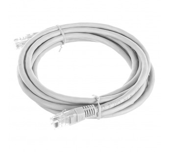 Патч-корд UTP cat 6, RJ45-RJ45  5,0м, многожильный, серый "Cablexpert"#1895519
