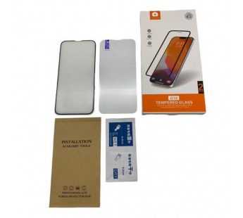 Защитное стекло 9D + стекло iPhone 13 Pro Max/14 Plus WUW G16 в упаковке Черный#1896465