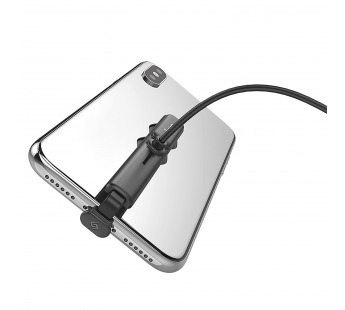 Кабель USB - Apple lightning Hoco U51 120см 2A (black) (102227)#1896375