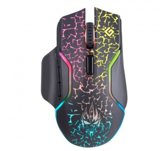 Мышь беспроводная DEFENDER Oneshot GM-067 черный, игровая: LED,7D,300 мАч, 3200dpi (1/60)#2107218