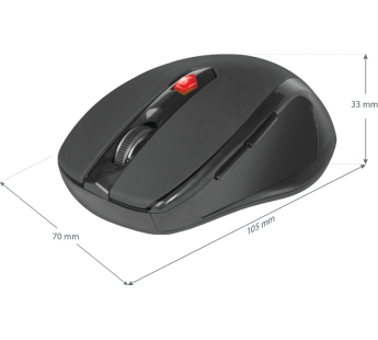 Мышь беспроводная DEFENDER Ultra MM-315, черная, 6 кнопок, 800-1600 dpi, USB. Количество кнопок: 5 + колесо-кнопка. Тип сенсора: оптический. Питание:#1897236