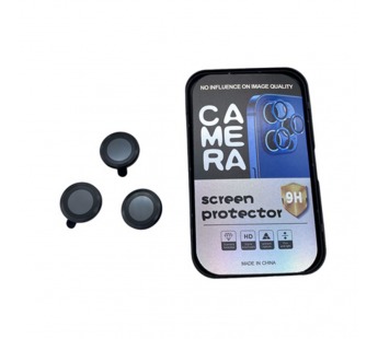 Защитное стекло линзы камеры для iPhone 13 Pro/13 Pro Max (комплект 3 шт.) Черный#1919145