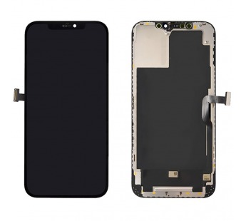 Дисплей для iPhone 12 Pro Max + тачскрин черный с рамкой (Premium)#1919207