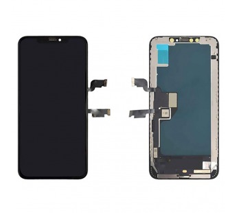 Дисплей для iPhone Xs Max + тачскрин черный с рамкой (Premium)#1991755