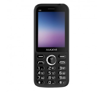 Мобильный телефон MAXVI K32 Black (3,2"/0,3МП/1400mAh)#1897533