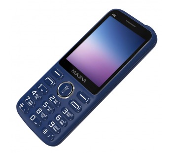 Мобильный телефон Maxvi K32 Blue (3,2"/0,3МП/1400mAh)#1897540
