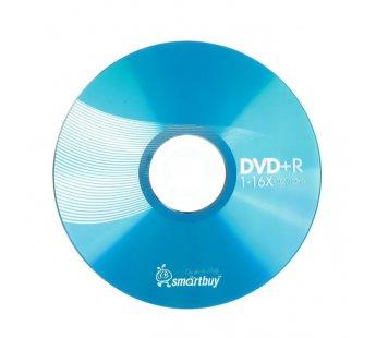 Диск DVD+R SMARTBUY 4,7GB 16x CB-10 (цена за 1 шт, упаковка 10 шт)#1897512