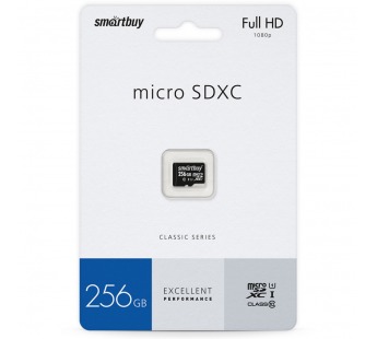 256Gb карта памяти Smartbuy microSD class 10 UHS-1#2117154