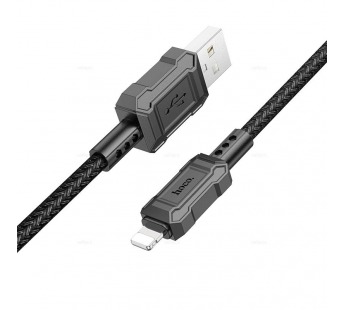 Кабель USB - Apple Lightning HOCO X94 "Leader" (2.4А, 100см) черный#1898192