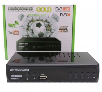 Цифровая ТВ приставка DVB-T2 OPENBOX GOLD G7 (Wi-Fi) + HD плеер#1899096