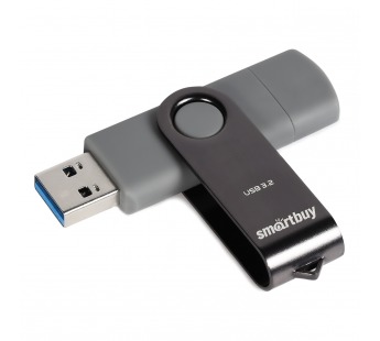256GB накопитель USB3.0 Smartbuy Twist Dual Type-C/Type-A#1943140