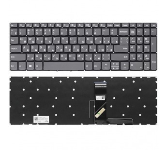 Клавиатура для Lenovo IdeaPad 3 15IGL05 серая (оригинал)#1910990
