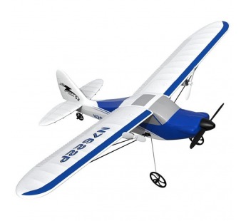 Радиоуправляемый самолет Volantex RC Sport Cub 400мм (синий) 2.4G 2ch LiPo RTF with Gyro#1994189