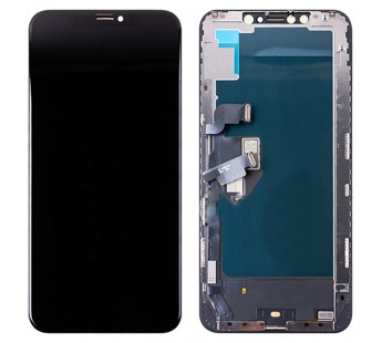 Дисплей для iPhone Xs Max в сборе с тачскрином Черный (Hard OLED) - Стандарт#1902036