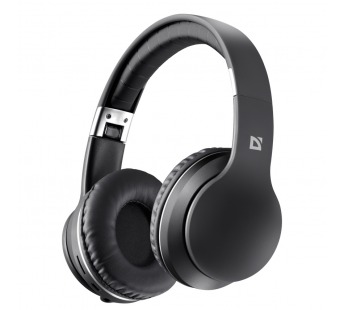 Bluetooth-наушники полноразмерные Defender FreeMotion B595 (black/grey) (220445)#1900567