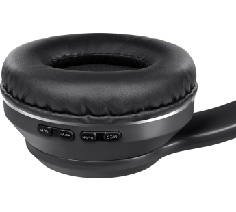 Bluetooth-наушники полноразмерные Defender FreeMotion B595 (black/grey) (220445)#1901482