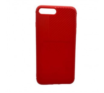 Чехол iPhone 7 Plus/8 Plus силикон Drift красный карбон#1961327