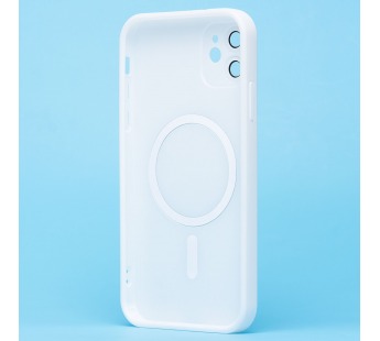 Чехол-накладка - SM020 Matte SafeMag для "Apple iPhone 11" (white) (219512)#2131883