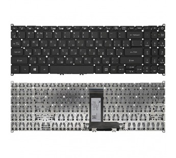 Клавиатура для Acer Extensa 15 EX215-31 черная без подсветки (оригинал) #1924593