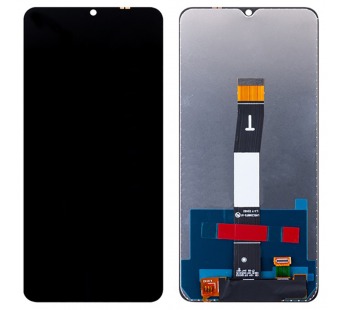 Дисплей для Xiaomi Redmi 12C/Poco C55 (22120RN86G) в сборе с тачскрином Черный - Оптима#1910701