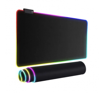 Коврик для мыши черный GMS-WT-5 с RGB подсветкой (300*800*3мм)#1901741