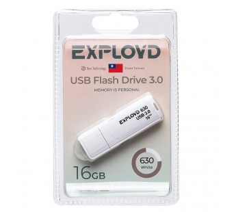 Флэш накопитель USB 16 Гб Exployd 630 3.0 (white) (220857)#1908705