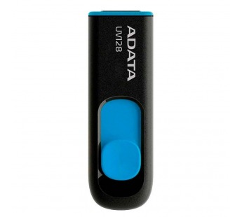 Флэш накопитель USB 32 Гб A-Data UV128 3.0 (black/blue) (116017)#2142207