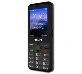 Мобильный телефон Philips E6500 Black (2,4"/0,3МП/1700mAh)#2046055