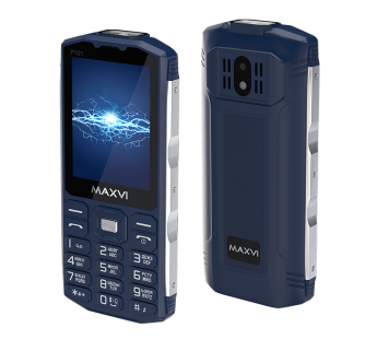 Мобильный телефон MAXVI P101 Blue (2,8"/0,3МП/3800mAh)#1903914