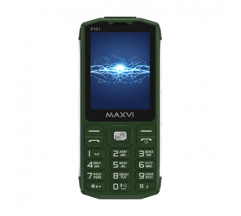 Мобильный телефон MAXVI P101 Green (2,8"/0,3МП/3800mAh)#1903970