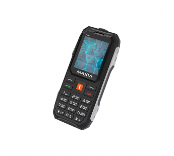 Мобильный телефон MAXVI T100 Black (1,77"/без камеры/IP54/1500mAh)#1903921
