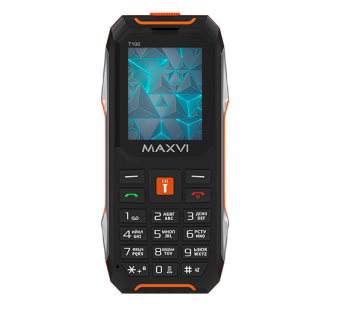 Мобильный телефон MAXVI T100 Orange (1,77"/без камеры/IP54/1500mAh)#1903930