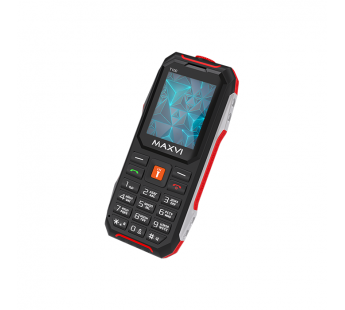 Мобильный телефон MAXVI T100 Red (1,77"/без камеры/IP54/1500mAh)#1903941