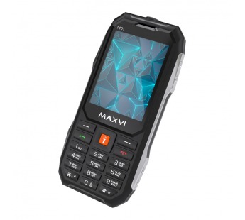 Мобильный телефон MAXVI T101 Black (2,8"/без камеры/IP54/4000mAh)#1903882