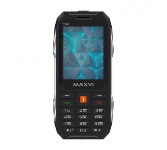 Мобильный телефон MAXVI T101 Black (2,8"/без камеры/IP54/4000mAh)#1903874